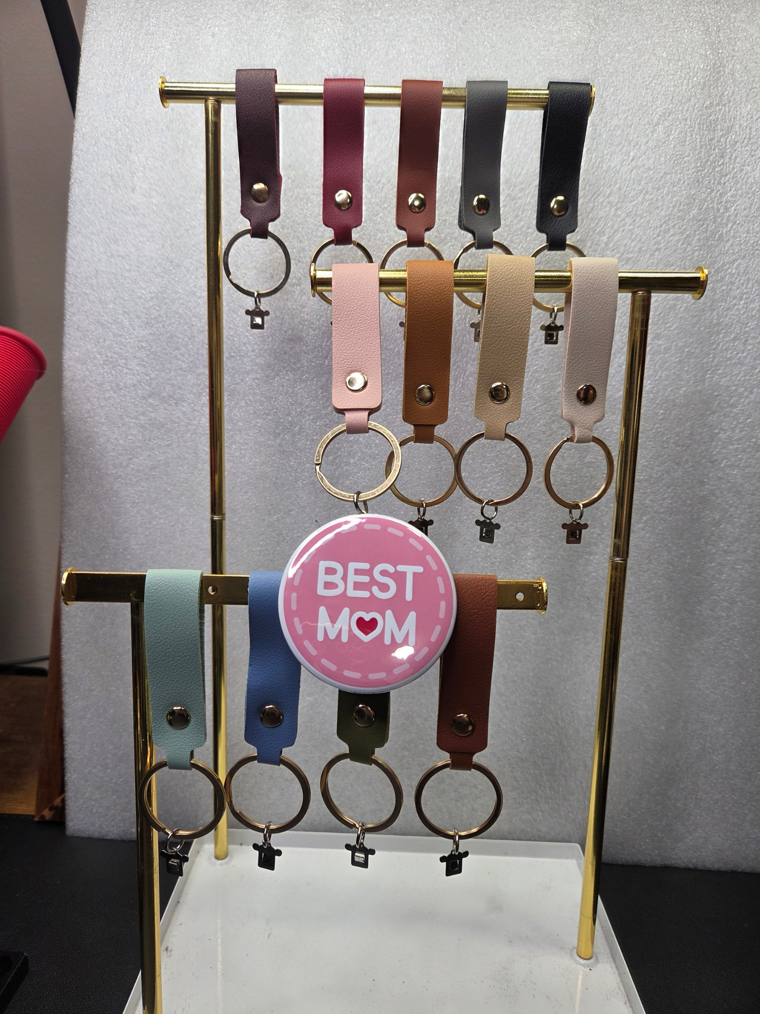 Round 2.25 Keychain 9 pcs